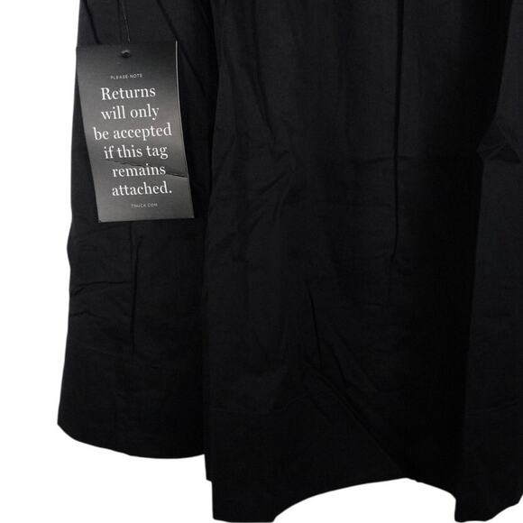 New Tuckernuck Pomander Place Black Sleeveless Gathered Porto Dress XL 1872-P - Picture 6 of 11